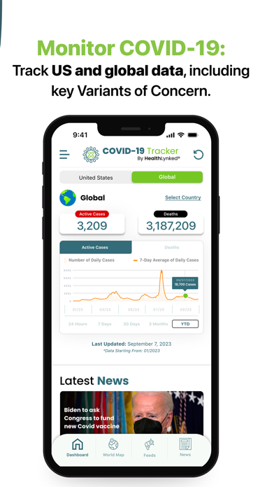 HEALTHLYNKED COVID-19 Tracker screenshot 3