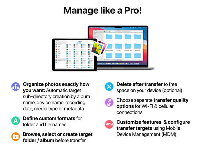 PhotoSync – transfer photos