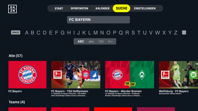 ‎DAZN Sport Live Stream Screenshot