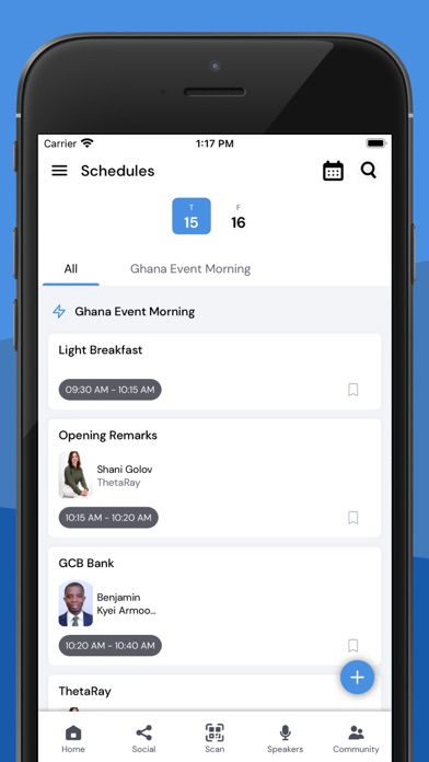 ThetaRay Events Screenshot
