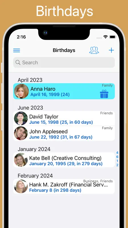 ContactsPro HX screenshot 2 of 8