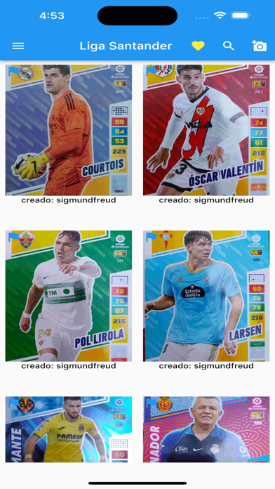 Cambia colecciones y cromos Screenshot