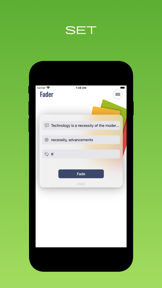 #2. Text Fader (iOS) By: Basel AbuTaleb