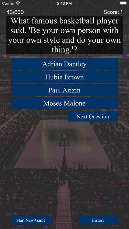 Basketball Trivia Pro 50fifty screenshot-7