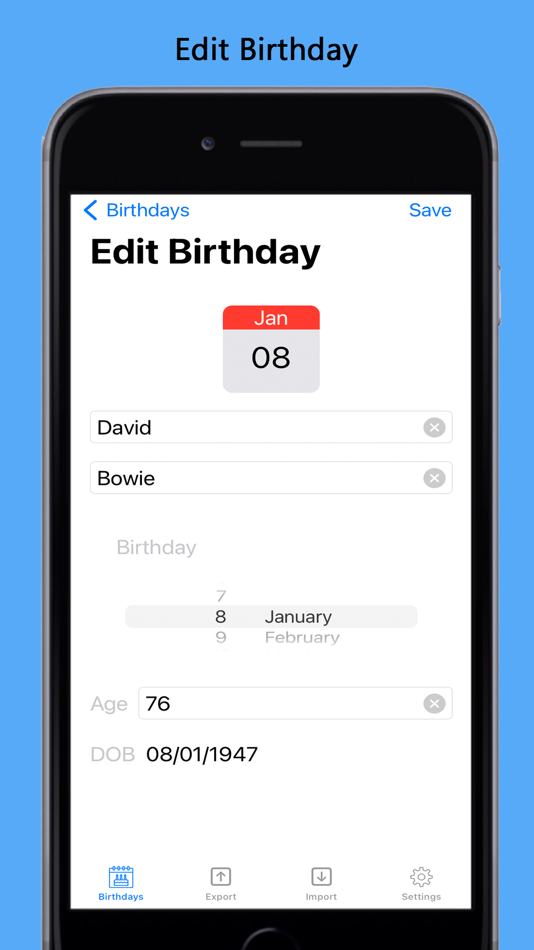 #3. Birthday Reminder+ & Countdown (iOS) 由: MARK MANSER
