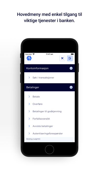 Sparebanken Møre Bedrift Screenshot