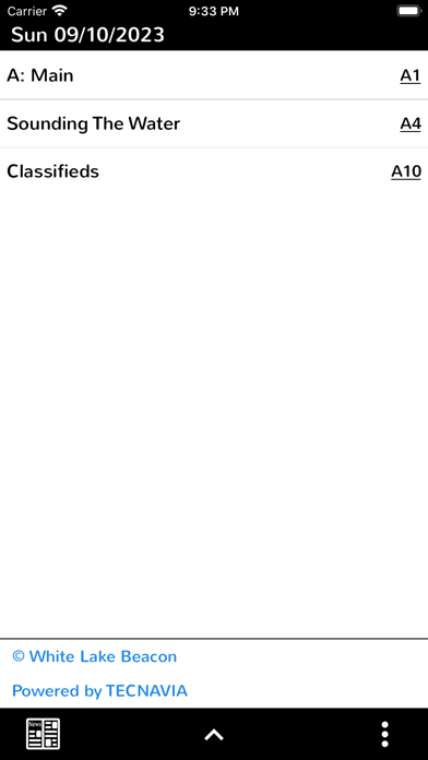White Lake Beacon eEdition Screenshot