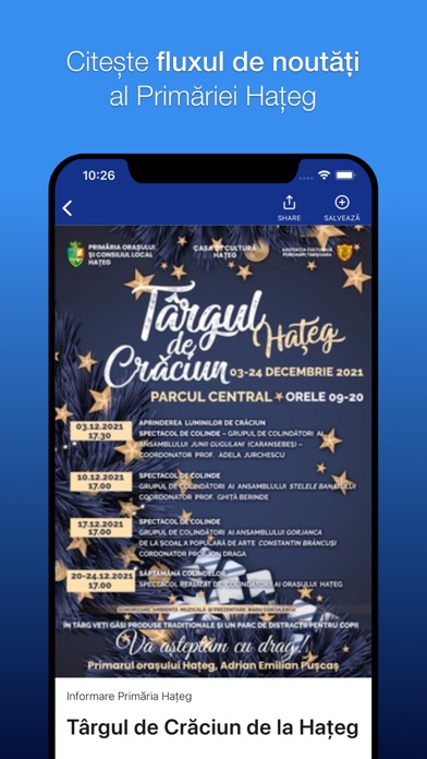 Hateg City App Screenshot