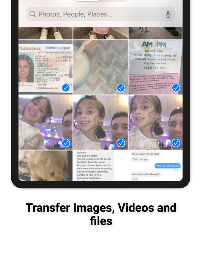 Content Transfer Contacts-File