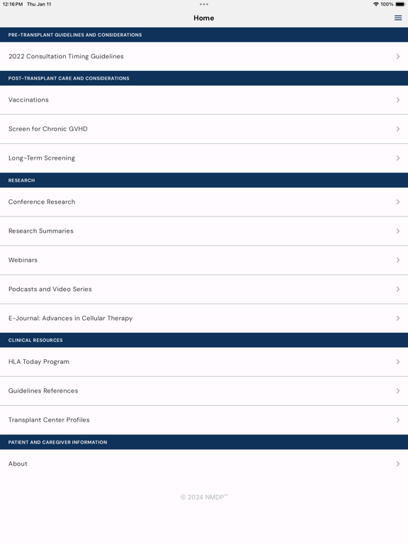 Screenshot #4 pour Transplant (HCT) Guidelines