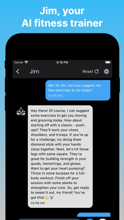 Jim AI Fitness Trainer