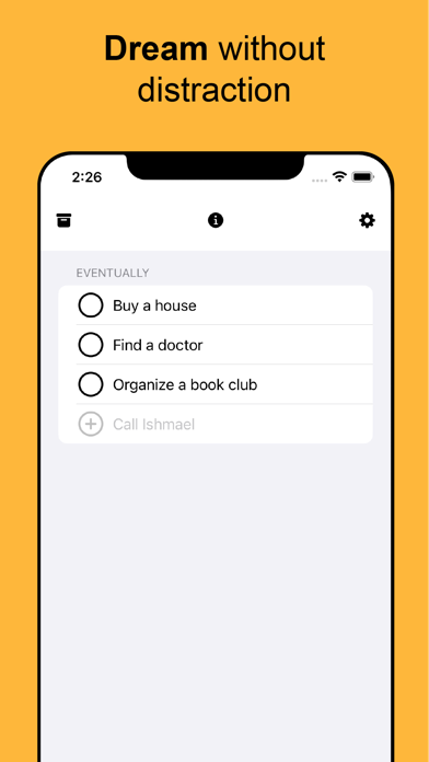 Pocket Plans - Simple To Dos Screenshot