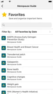 johns hopkins menopause guide iphone screenshot 3