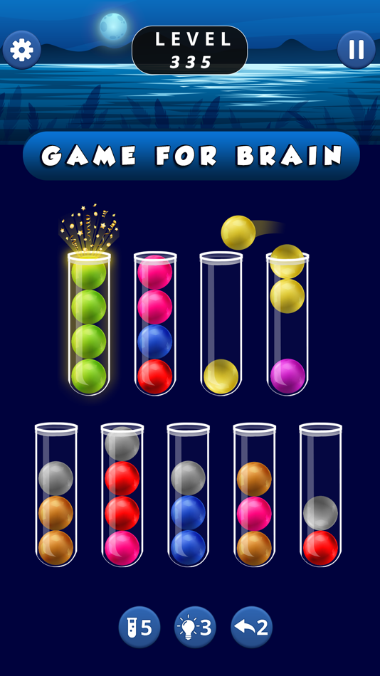 #1. Color Puzzle Sort - Ball Game (iOS) 来自: Hafiz Ali Raza