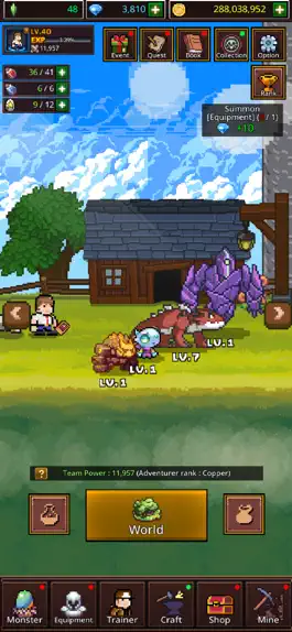 Game screenshot Grow Pixelmon Masters apk
