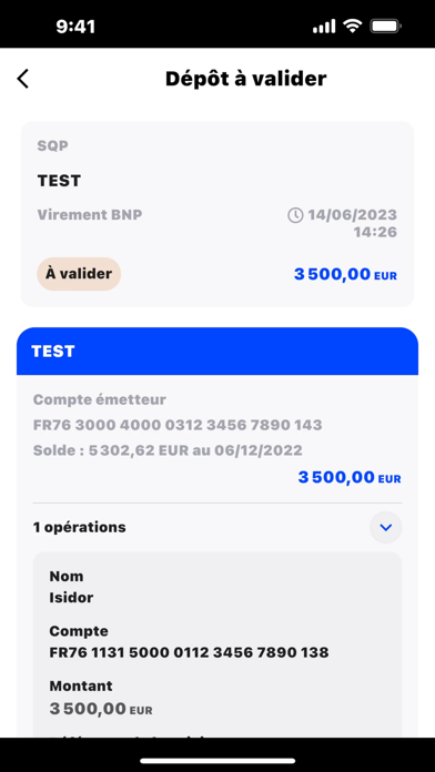Cegid Relations Bancaires Screenshot