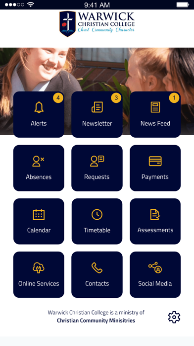 Warwick Christian College App Screenshot