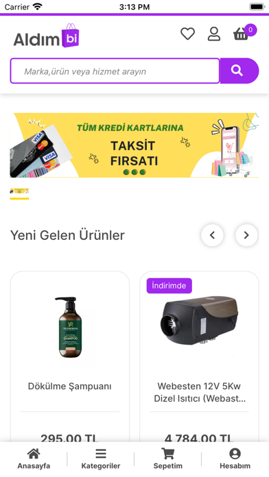 Aldımbi - Online Alışveriş Screenshot
