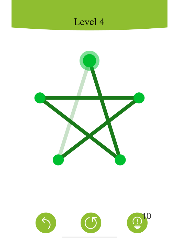 Draw One Line -- connect dots