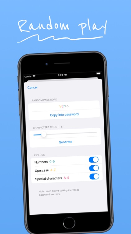 IsletPassword - fuzzy password screenshot-5