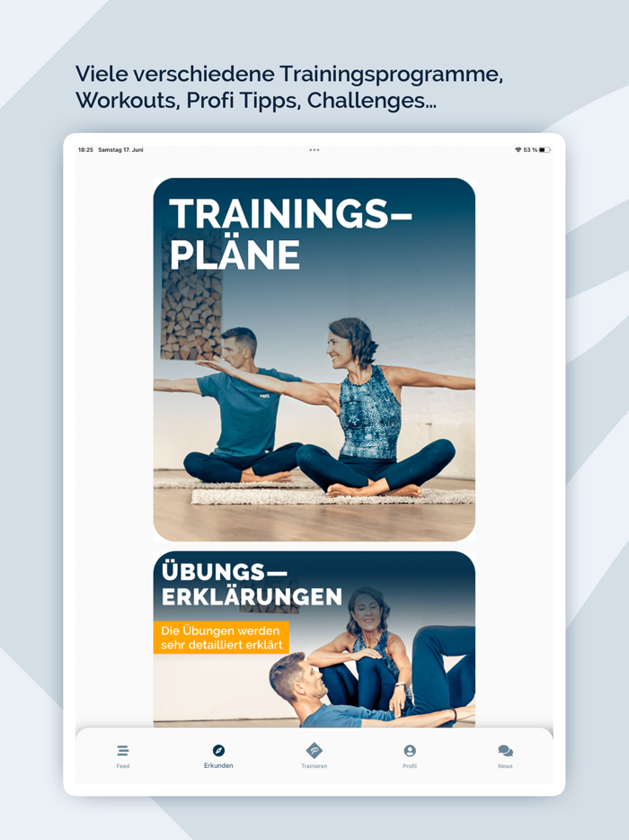 Pilates Workouts and Übungen