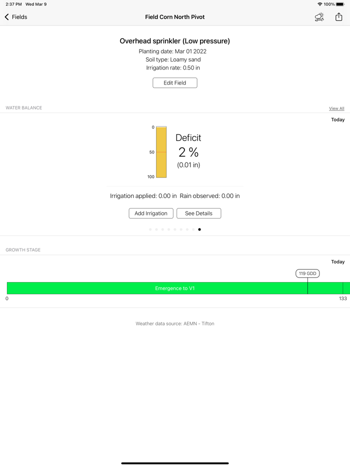 Smartirrigation Corn