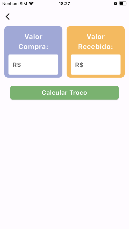#2. Calculadora de Troco (iOS) 由: Felipe Reitz
