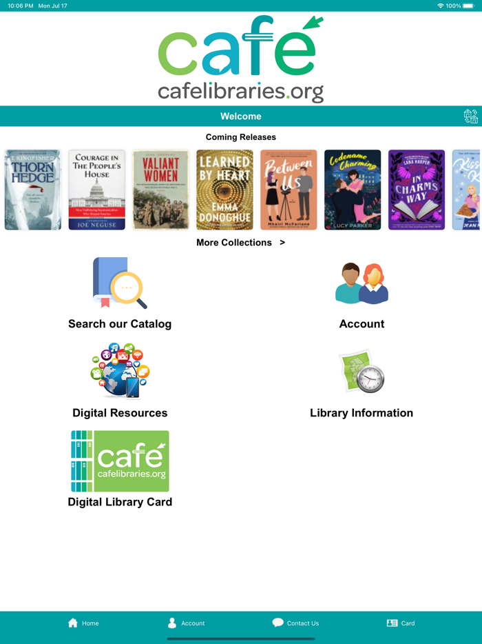 Bridges Library Café Mobile