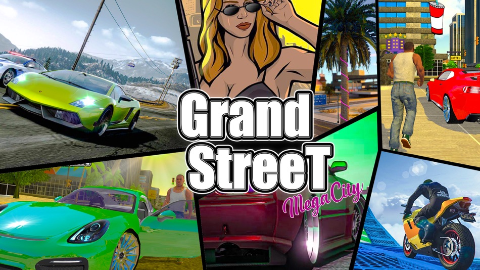 Grand Street : Mad Town Auto - 2 - (iOS)