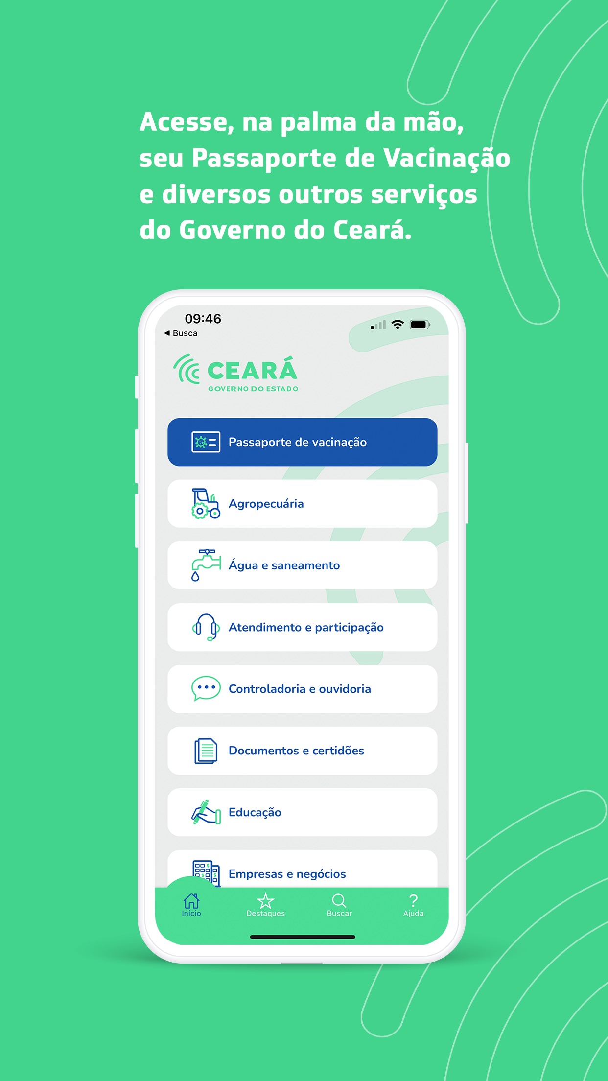 Screenshot do app Ceará App