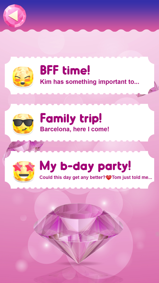 #5. Diamond Diary Notes With Lock (iOS) 由: Milica Petrovic