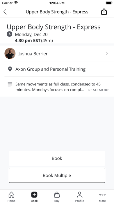 The Fitness Loft/Axon Training screenshot 3