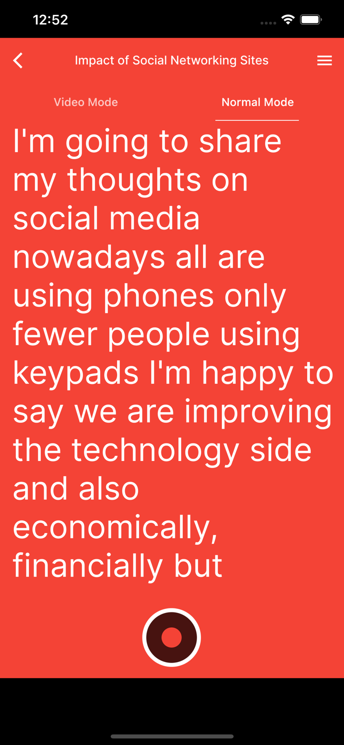 Teleprompter for Video and Audio