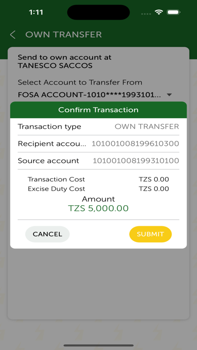 TANESCO SACCOS Screenshot