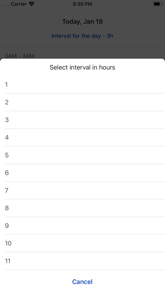 #3. Track Time In Intervals (iOS) Podle: Mihael P