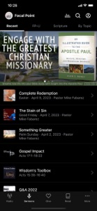 Focal Point Radio Ministries screenshot #2 for iPhone