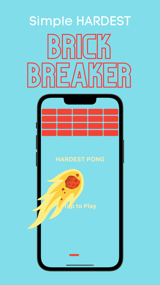 Simple HARDEST BRICK BREAKER - 1.0 - (iOS)