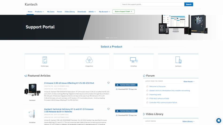 #2. Kantech Support Portal (iOS) 由: Sensormatic Electronics LLC