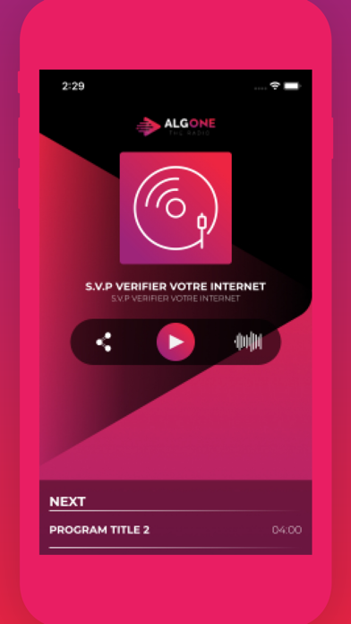 Algone Radio Screenshot