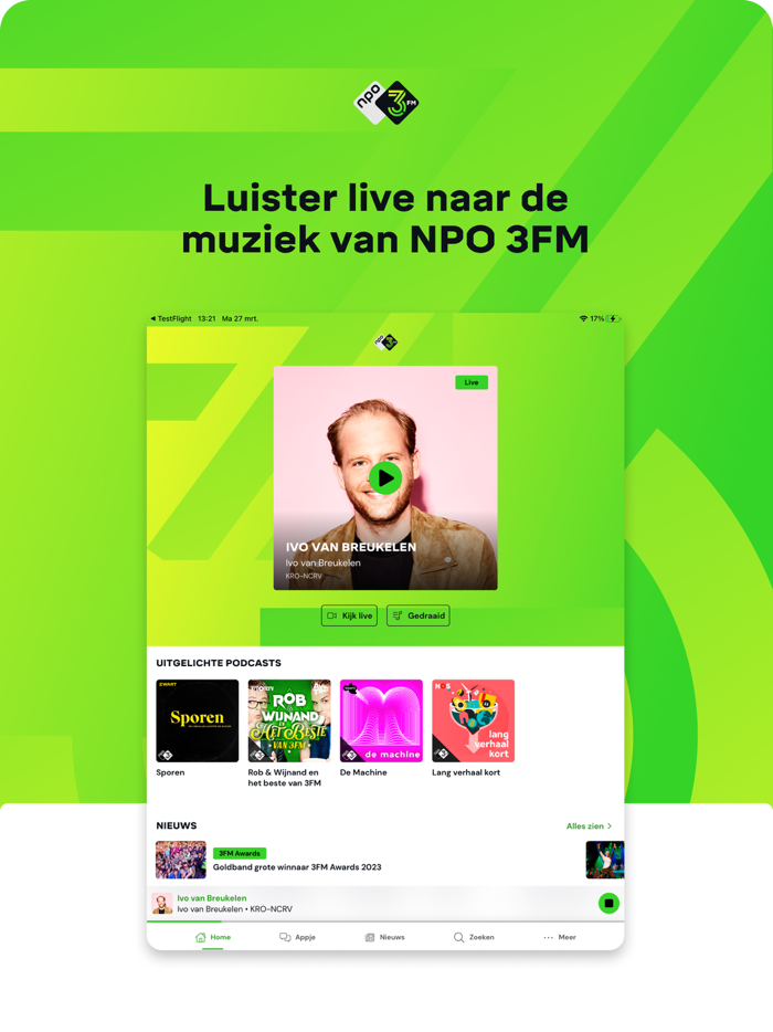 NPO 3FM - We Want More