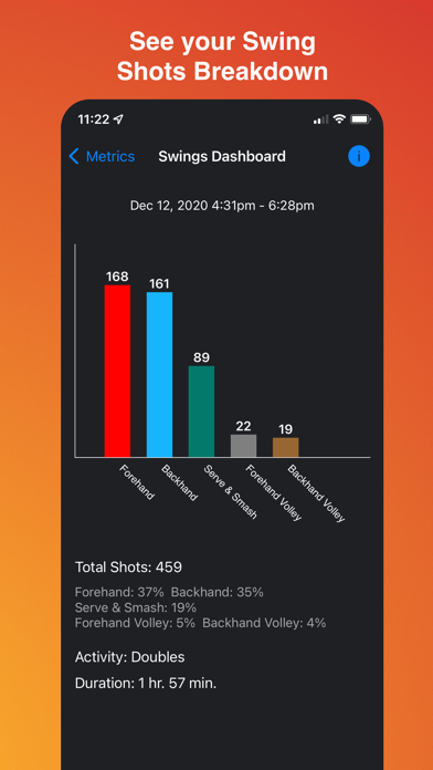 TennisKeeper: Swings & Scores Screenshot