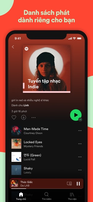 Spotify - Phát nhạc playlist