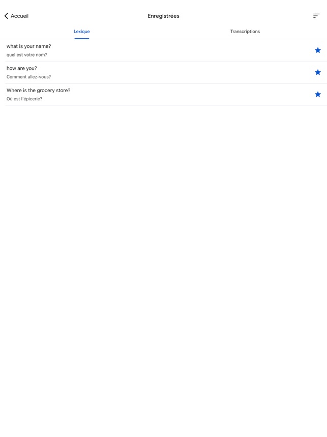 Google Traduction dans l'App Store