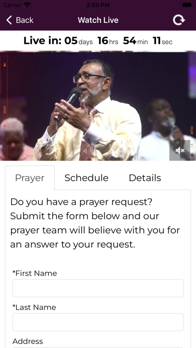 Mt Hebron Church Ministries Screenshot