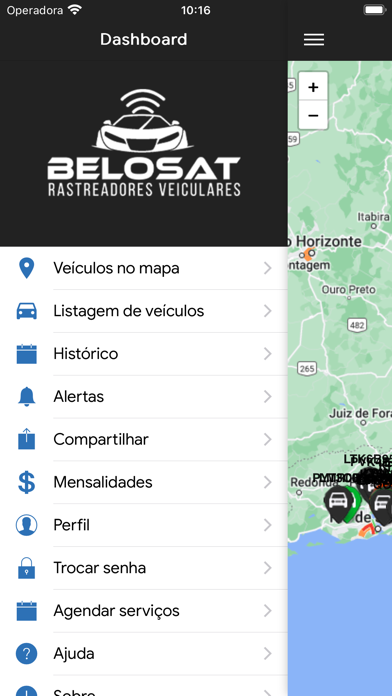 Belosat 1 Rastreamentos Screenshot