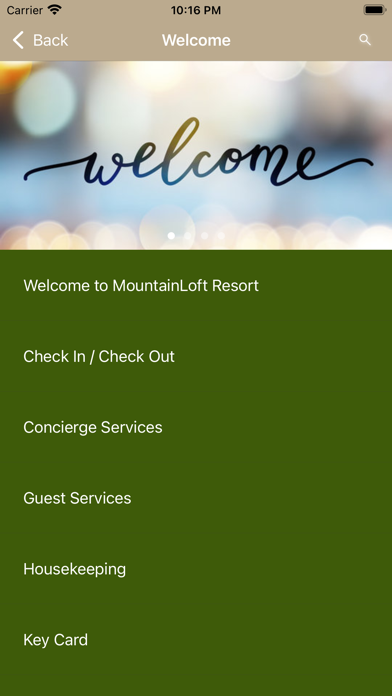 Bluegreen Vacations Activities Screenshot