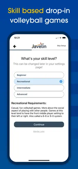 Game screenshot Javelin - Toronto Volleyball apk
