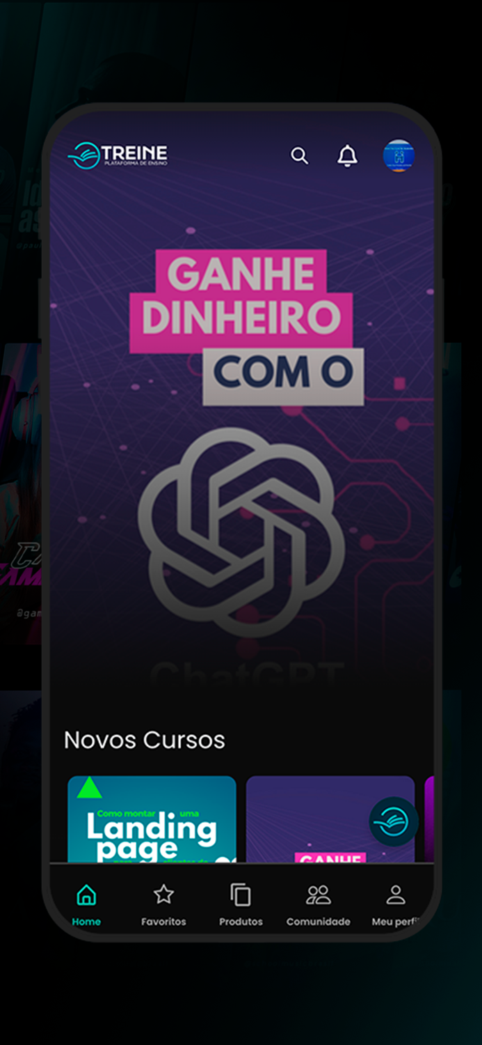 Treine Plataforma de Ensino