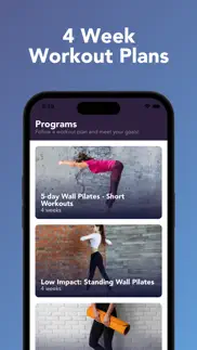 wall pilates - workouts iphone screenshot 4