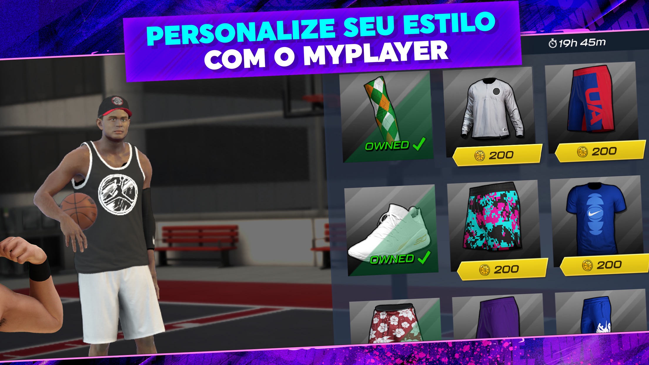 Screenshot do app NBA 2K Mobile Jogo de Basquete